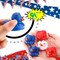 50 Pcs Patriotic Rubber Ducks 2'' Blue Red White Mini Ducks in Bulk for Party Favors